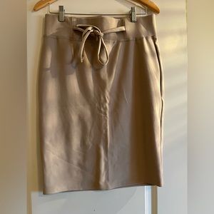 Women’s Size Large Tan Classic Concepts Pencil Skirt